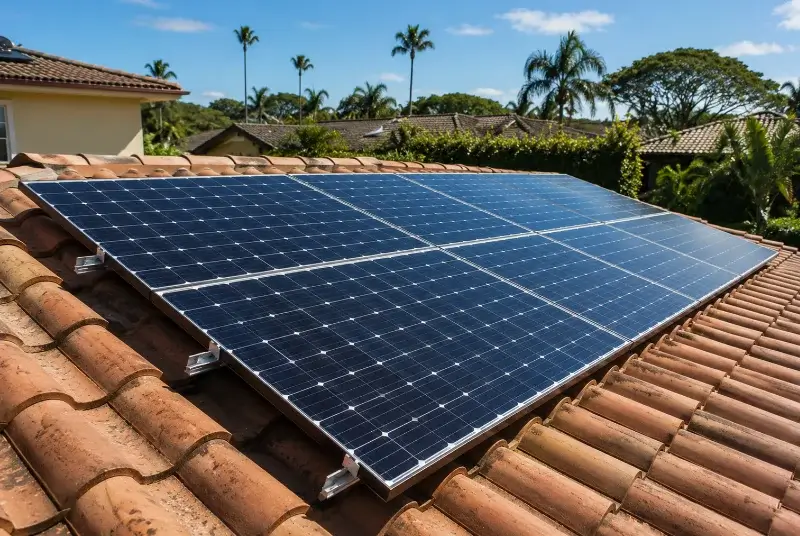 Installation de panneaux solaires au Grand-Bornand